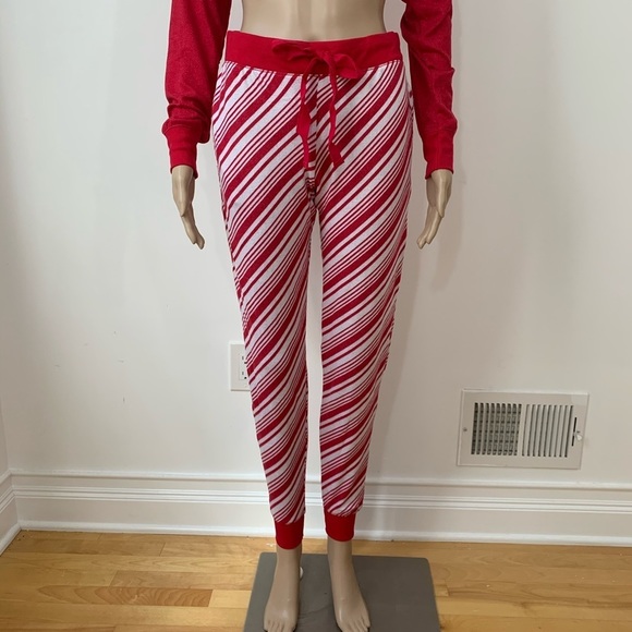 New Womens Super Soft Cozy Holiday Pajama Set Tree Size Small - Picture 4 of 14